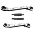 thumbnail image 1 of Ruiboury High-Performance Ratchet Wrench Set Designed For Precision And Durability Silver 1Set, 1 of 6