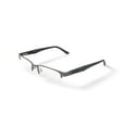 thumbnail image 2 of Randy Jackson Men's 1068 Browline Prescription Eyeglasses with Case, Gunmetal, 2 of 6