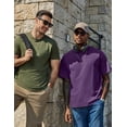 thumbnail image 5 of COOFANDY Men's Cotton T-Shirts Oversized Shirt Short Sleeves Streetwear Loose Fit Summer Tee Tops Washed Basic Unisex Shirts, 5 of 6