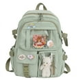 thumbnail image 1 of Mochila escolar de gran capacidad para estudiantes de secundaria, estilo coreano, estilo Harajuku, para mujer, mochila para estudiantes de secundaria, 1 of 6