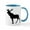 White/Blue Inside, variant on CafePress - MOOSE - 11 oz Ceramic Mug - Novelty Coffee Tea Cup