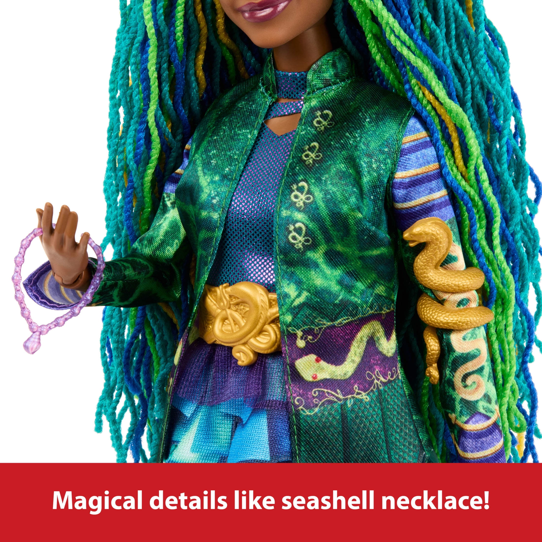 Disney Descendants: The Rise of Red Fashion Doll & Accessory  Uliana, Younger Sister of Ursula  (图3) Disney Descendants: The Rise of Red Fashion Doll & Accessory  Uliana, Younger Sister of Ursula  (图3)