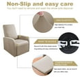 thumbnail image 2 of LKJYER Recliner Chair Covers 4 Pieces Waterproof Small Recliner Sofa Slipcover Stretch Recliner Slipcover for Lazyboy Recliner Chair with Storage Pocket Furniture Protector for Living Room, 2 of 7