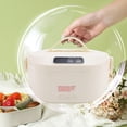 thumbnail image 3 of Yajisi Electric Lunch Box Food Heater Cordless Portable Rechargeable Warmer with 16000mAh Battery for Outdoor Home Use Dual Voltage 110-240V 62.15 oz / 1762 g Style 1, 3 of 7