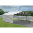 thumbnail image 3 of Arrow 20 x 20 x 9 ft Eggshell Carport With 1 Side Wall Kit, 3 of 15