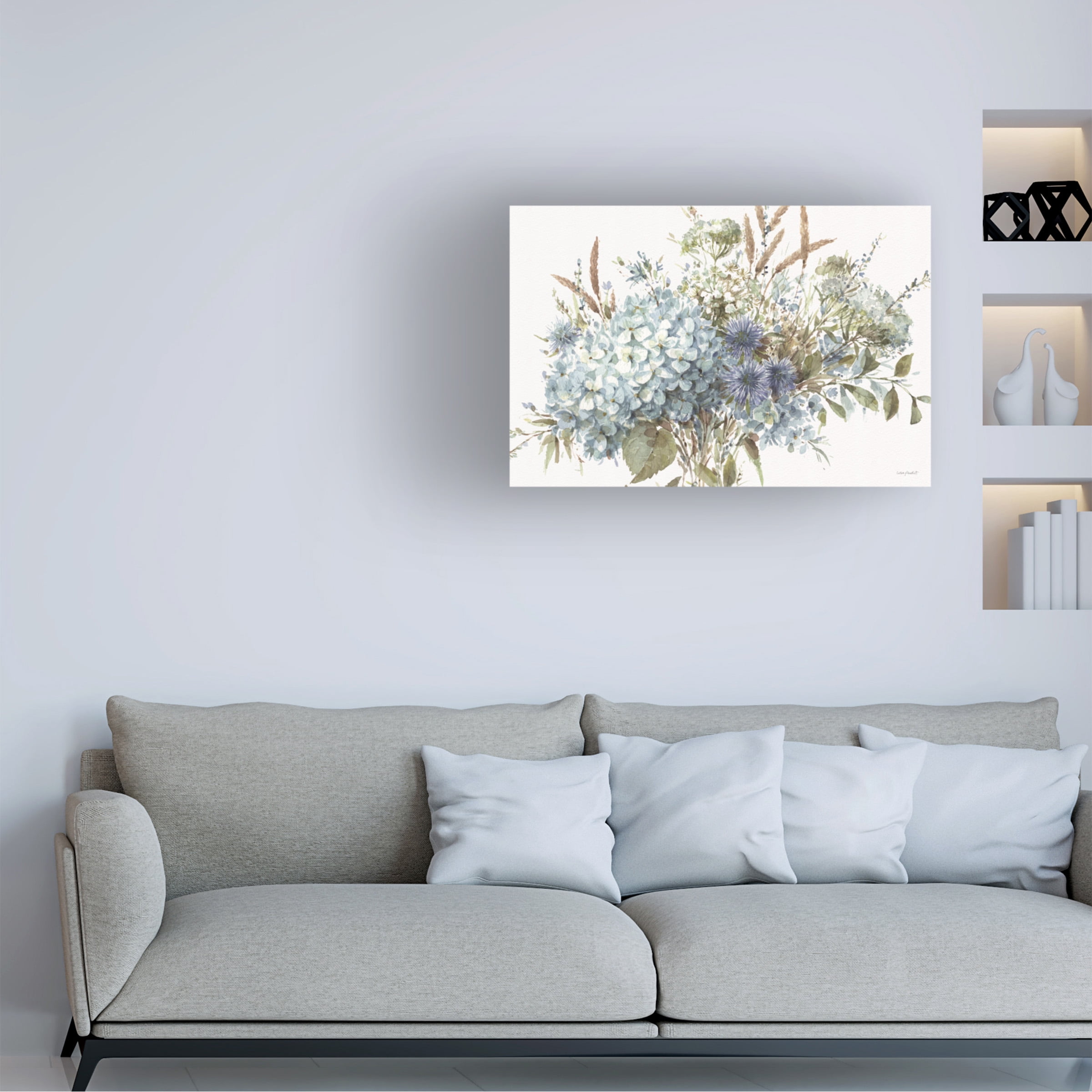 Lisa Audit 'Bohemian Blue 01 Landscape' Canvas Art