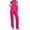 Rose Red, variant on Ekouaer Women's Pajamas Sets 2 piece PJs V Neck Long Sleeve Sleepwear Comfy Pants Loungewear with Pocket