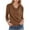 Brown, variant on APEXFWDT Women's Fall Top Cowl Neck Long Sleeve Blouse Casual Stylish Solid Color Top Office & Daily Wear,L,White
