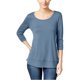 thumbnail image 2 of Blusa de Gasa Texturizada Style & Co. para Mujer Azul XXL, 2 of 2