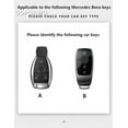 thumbnail image 2 of TPU Car Remote Key Case Cover Shell Fob For Mercedes Benz Class W204 W205 W212 W213 W176 W177 GLC CLA X167 A B C E S Keychain, 2 of 12
