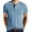 Light Blue, variant on JingHai Men's Henley Shirts Clearance Fashion Classic Short Sleeve Basic Button Cotton T-Shirt Sports Polo Shirts with Pocket Wine L