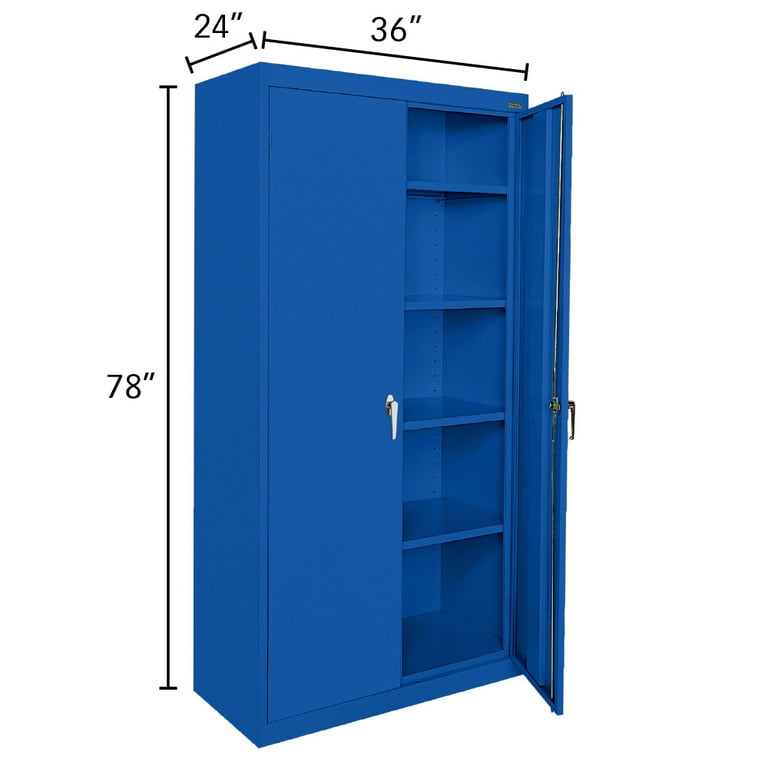 Lakeshore Heavy-Duty 5-Foot Locking Storage Cabinet