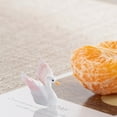 thumbnail image 2 of 1X Swan Figurine - Miniature Ornament Creative Swan Resin Figurine Charming Desktop Decor for Home, 2 of 9