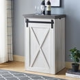 thumbnail image 4 of Furniture of America Veka Expandable Buffet, White Oak and Gray, 4 of 8