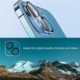 thumbnail image 6 of Protector For Apple iPhone 13 (6.1")Tempered Glass Camera Lens Protector Ultra HD, 9H Hardness, Scratch Resistant Back Camera Protection Screen Cover - Clear, 6 of 10