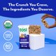 thumbnail image 3 of Cashew Blueberry Protein Bars, Plant Based with Nuts, Gluten-Free Crunchy Snacks, Vegan, Organic, Flax & Chia Seeds, Soy-Free, Omega 3s, 12G Protein, 2.4 oz, 12-Pack, 3 of 5