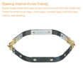thumbnail image 5 of Metal Internal Flex Frames, 4pack 7.09"x0.55" Hexagon Lock Frame Kiss Lock for DIY Purse Handle Bag Making Sewing Craft, 5 of 6