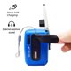 thumbnail image 5 of 2 Portátiles para Exteriores Con Manivela Solar Generación 1200 MAh Carga Emergencia Radio Multibanda AM/FM/SW USB Exterior Linterna LED Alarma SOS (azul) pedido Mínimo 3 Piezas, 5 of 9