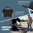 thumbnail image 5 of HappyToysWorldFoldable Dog Stairs for Cars, SUV, Truck & High Beds - 4 Step Pet Stairs with Non-Slip Surface, Lightweight Aluminum, Supports Up to 250 lbs for Large Dogs, 5 of 9