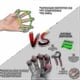 thumbnail image 2 of 6 Pcs Hand Grip Strengthener,finger Exerciser,grip Strength Trainer,forearm Ring Hand Exercisers,finger Stretcher Hand Resistance Bands,hand Extensor, 2 of 4