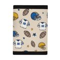 thumbnail image 3 of Psesaysky American Football Trifold Pouch, Polyester Fabric Youth Wallet for Outdoor Sports, Slim Lightweight Little Boys Wallet for Travel, 3 of 7