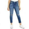 Celebrity Pink Juniors Ripped Cropped Straight-Leg Jeans, Choose Sz/Color: 13/Mancos