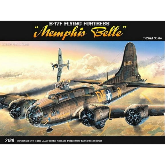 ACADEMY AC12495 1/72 US B-17F Memphis Belle bomber