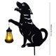 thumbnail image 5 of Estaca Metal para Perro Con Solar Estacas Decorativas Solares Exteriores (perro) Rojo, 5 of 5