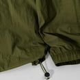 thumbnail image 5 of PiGOGI Men's Thin Sports Hooded Jacket Multibag Casual Loose Mountaineering Outdoor Long Sleeve Casual Outwear Army Green L, 5 of 6