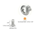thumbnail image 2 of #2-56x3/16" Button Head Socket Cap Screws, 50 Pack 304 Stainless Steel Screws, 2 of 5