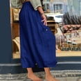thumbnail image 4 of ABATAB Women Capri Pants Summer Casual Low Waisted Crop Trousers Baggy Beach Vacation Lantern Harem Capris, 4 of 7