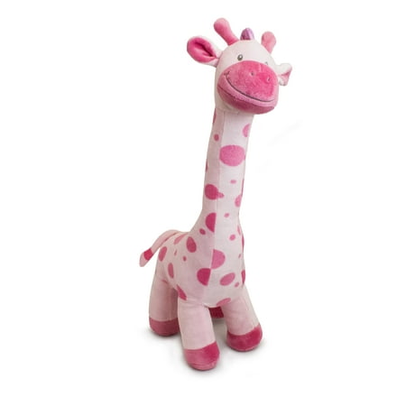 Beverly Hills Teddy Bear Company Plush Giraffe in Pink,
