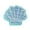 Blue, variant on Seashells Bathroom Rug, Ocean Decor Shell Bath Mat Gifts, Cute Seashell Shaped Bath Rugs for Sea Room Decor, Machine Washable & Non-Slip Bath Mat, 16x16 Inch