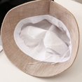 thumbnail image 5 of CoCopeaunts Women Bucket Hat Button Summer Thin Breathable Basin Hat Outdoor Sports Travel Beach Fishermen Hat Irregulars Brim, 5 of 8
