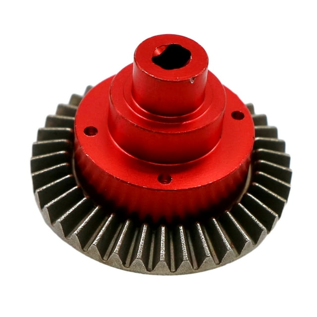 Xingzhi Boîte de Vitesses Puissante en Acier RCGOFOLLOW pour 1/10 Rc HSP 94180 Rouge