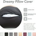 thumbnail image 5 of Hit Notion Premium Microbead Pillow, Anti-Aging, Silk like Cover, Matte Black ~ Cover, Matte Black Large, 5 of 5