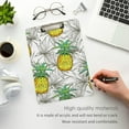 thumbnail image 5 of FMSHPON Pineapple Clipboard Hardboard Wood Nursing Clip Board and Pull for Standard A4 Letter 13x9 inches, 5 of 8