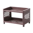 thumbnail image 4 of Eqslft 2 Tier Plastic Countertop Shelf Organizer Storage Rack, Multifunction Pantry Storage Organizer Kitchen Spice Rack Bathroom Shelf Organizer Tabletop Shelf Organizer, 4 of 7