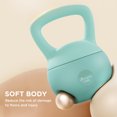 thumbnail image 4 of Soozier 26 lb Kettlebell, Weight Strength Training Kettlebell, Green, 4 of 10