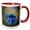 Red/White, variant on 3drose, Alaska, Arctic Nwr, Alpine Forget-me-not Flowers - Us02 Bja0002 - Jaynes Gallery, 15oz Two-tone Yellow Mug