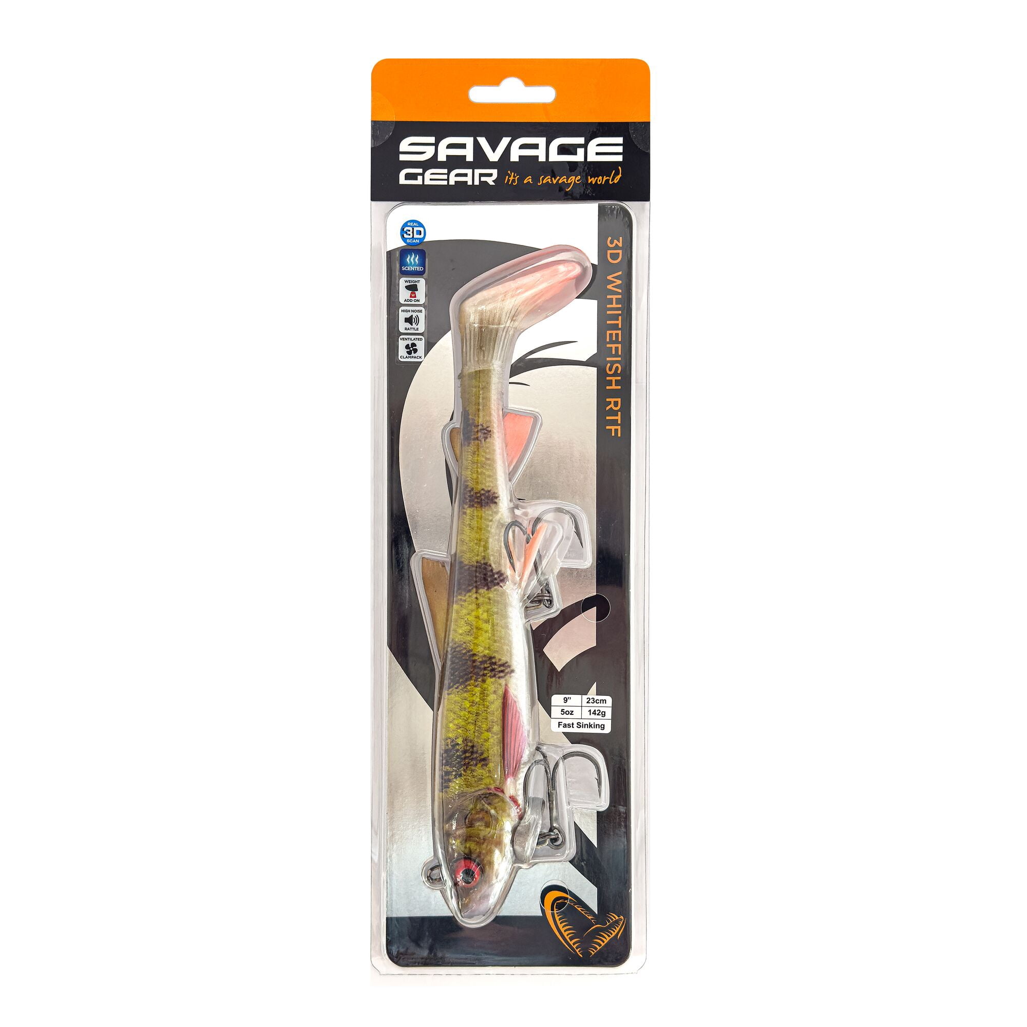 Savage Gear 3D Fishing Lure, 9 in, Perch (1-count)