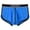 1Pack:Blue, variant on Men's Comfort Flex Contrast Stitch Tag-Free Boxer Brief Underpants, Black, 1-Pack, XL