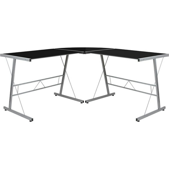Glass & Metal Corner Desks