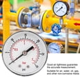 thumbnail image 3 of Axial Pressure Gauge, Brass Components Back Connection Durability Water Pressure Gauge  For Gas For Water For Air, 3 of 8