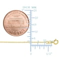 thumbnail image 2 of 14k Yellow Gold Rope Chain Necklace, 0.6mm, 20", 2 of 5