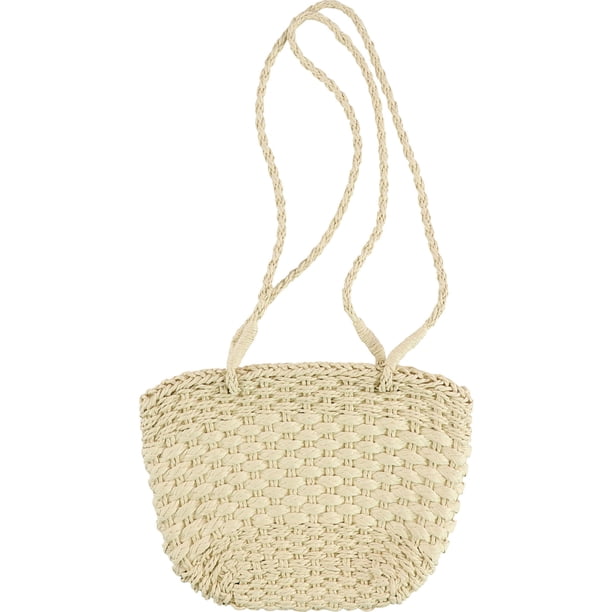 American Eagle Womens Two Strap Straw Shoulder Handbag Purse, 109, Medium (23 in. - 25 in.)