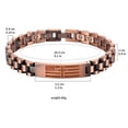 thumbnail image 3 of Wollet American Flag/Flag Cross Magnetic Bracelet for Men Boys,Stainless Steel Bible Verse Bracelet Jewelry Gifts for Men Boys, 3 of 8