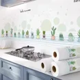 thumbnail image 1 of Kitchen Stove Oil-proof Sticker Waterproof High Temperature Resistant Wallpapers Kitchen Decoration Self Adhesive Contact Paper, 1 of 5