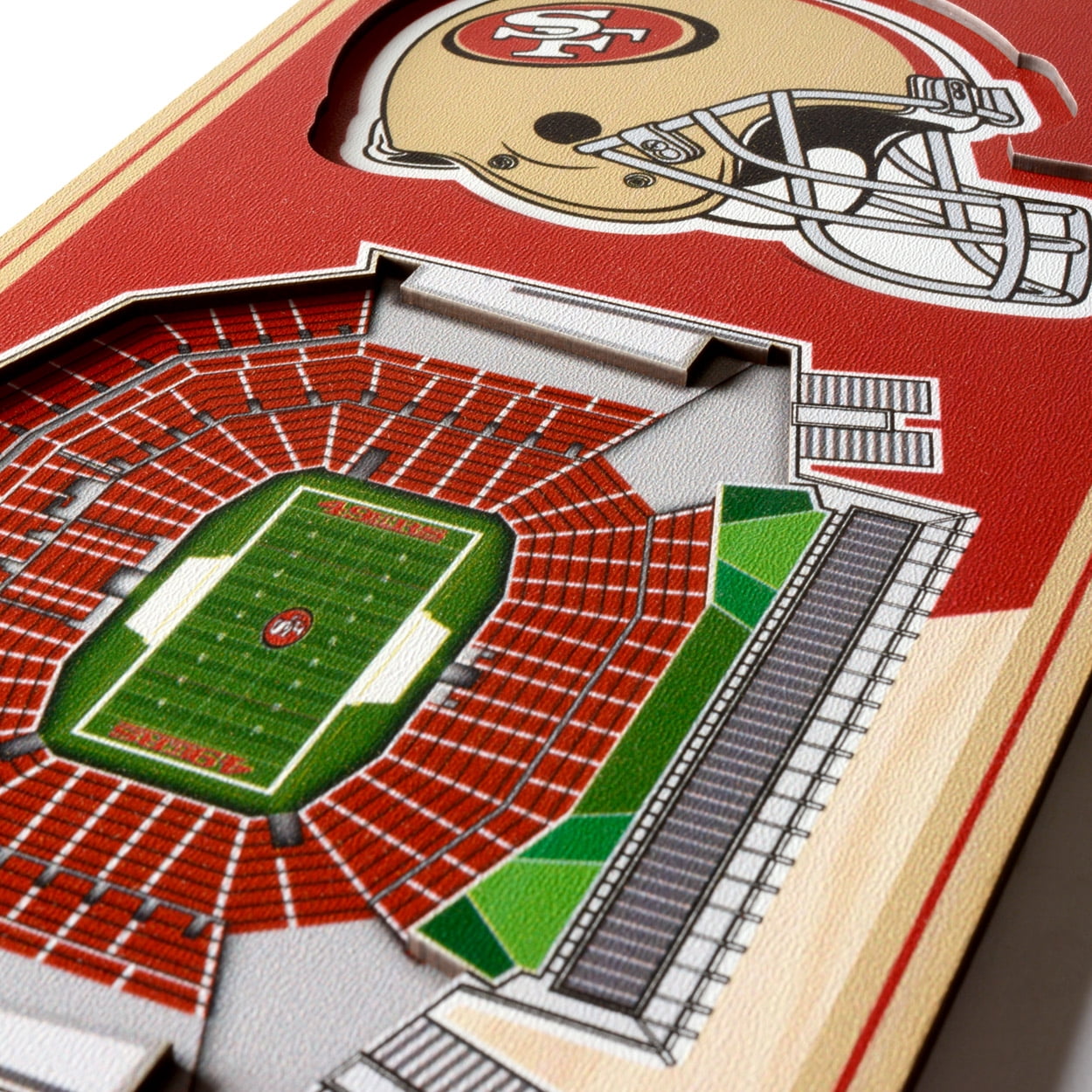 49ers 6'' x 19'' 3D StadiumView Banner