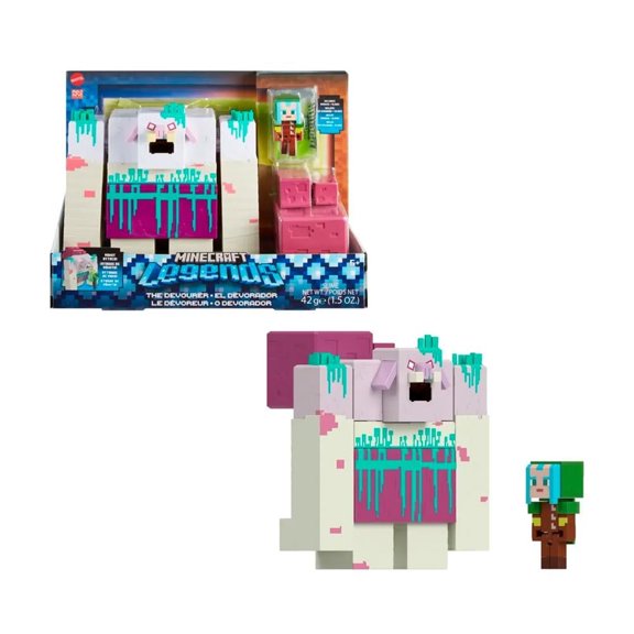Figura de Acción Minecraft Minecraft El Devorador con Slime de 10"